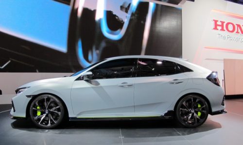 Nguyên mẫu hatchback của Honda Civic 2017 ra mắt